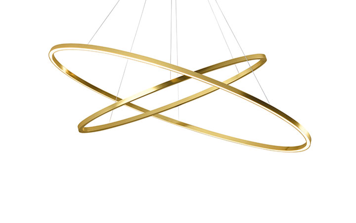 Ellisse Double Pendant Lamp by Nemo Lamps Ellisse Double Pendant Lamp by Nemo Lamps